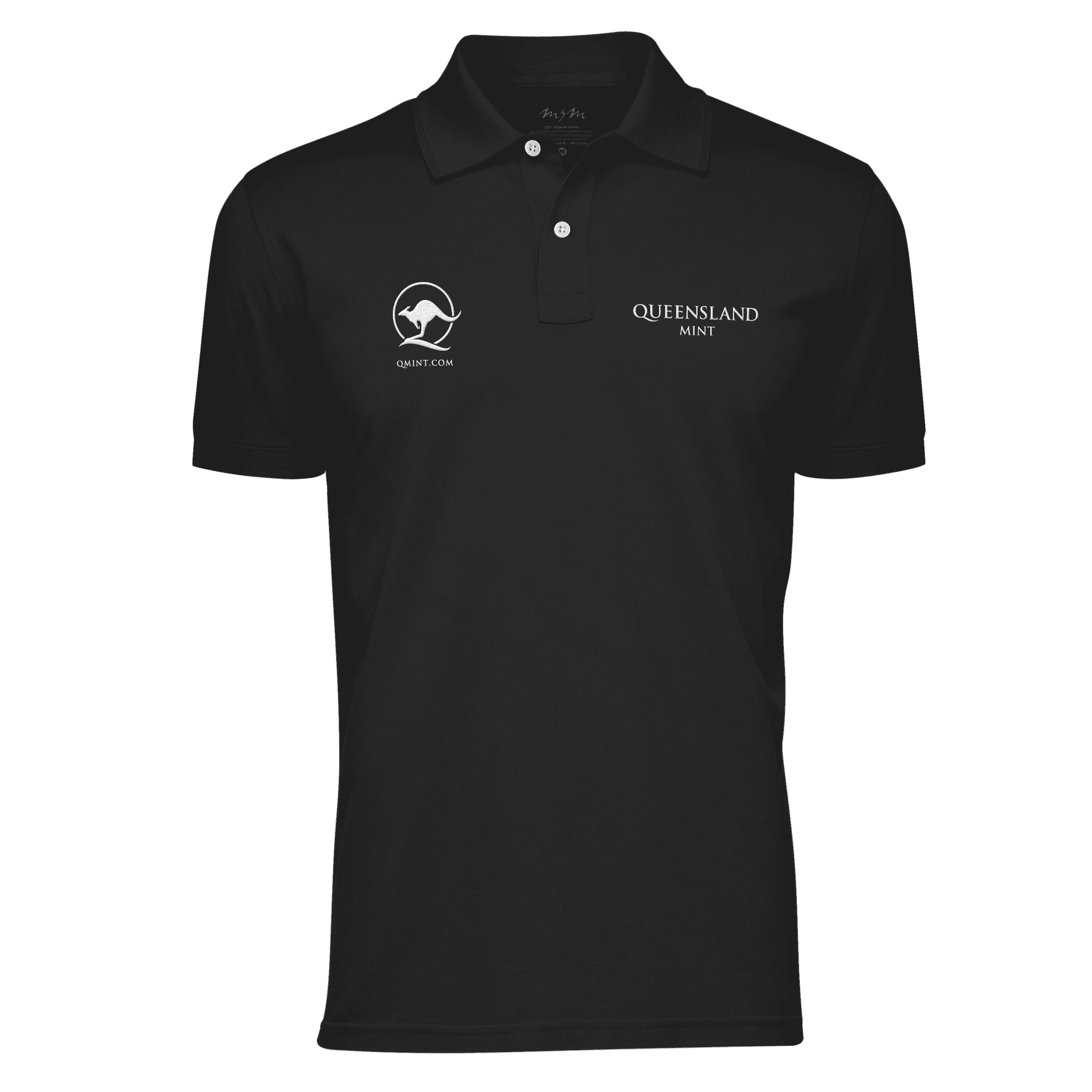 Picture of Queensland Mint Polo Black Large