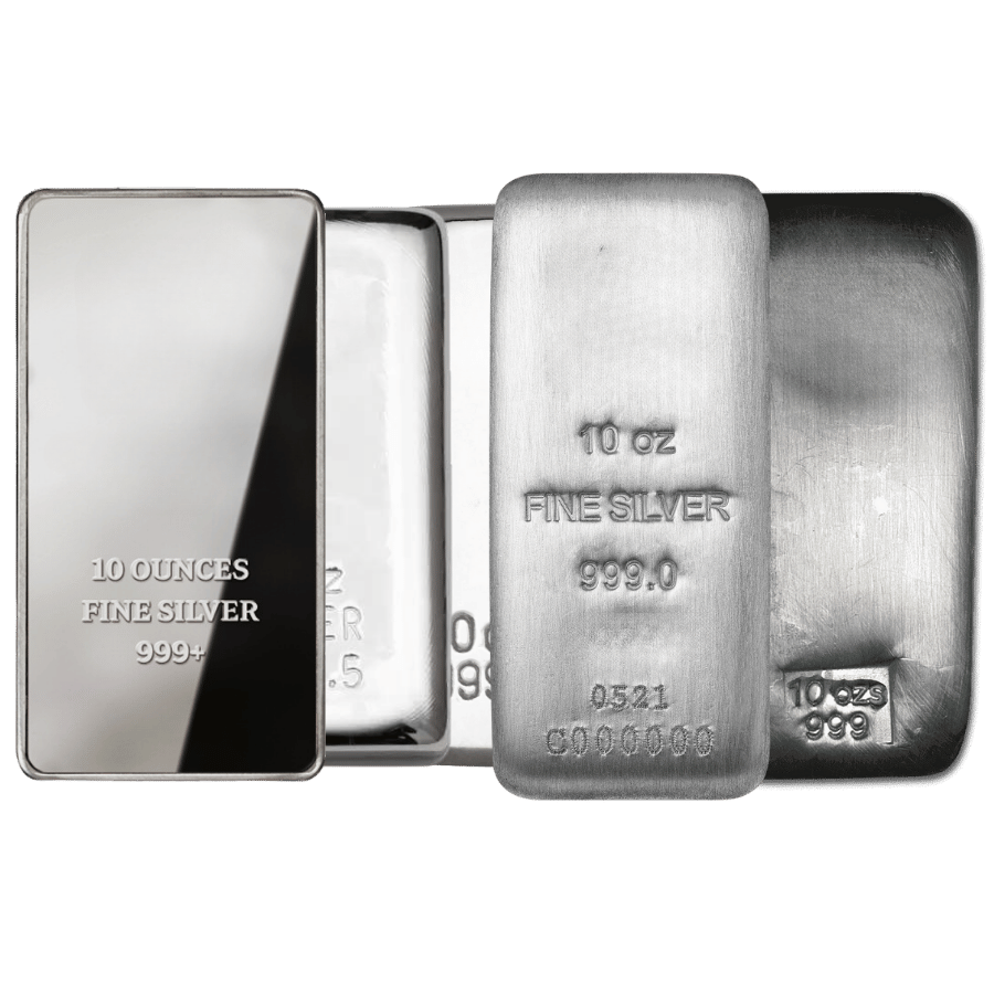 Picture of 5 x 10oz Vaults Choice Silver Bar